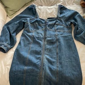 NWT Denim Long Sleeve Dress